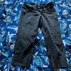 Black Ann Taylor Summer Weight Crops Size 4